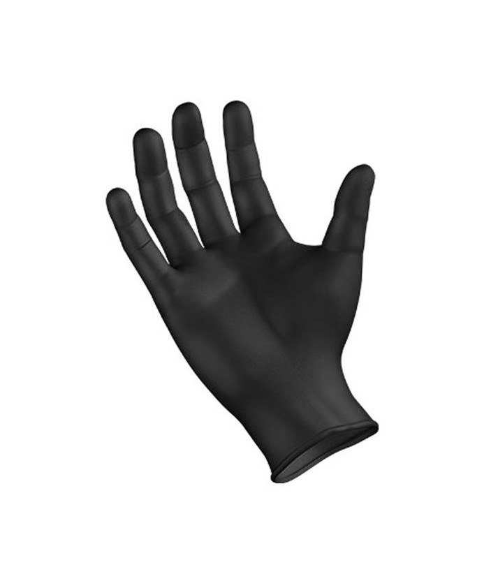 Craftmaterialen & Gereedschappen 50 Pairs 100 Black Nitrile Gloves 